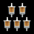 Lot of 5 - 3/8" Inline Fuel Filters (New in Box)