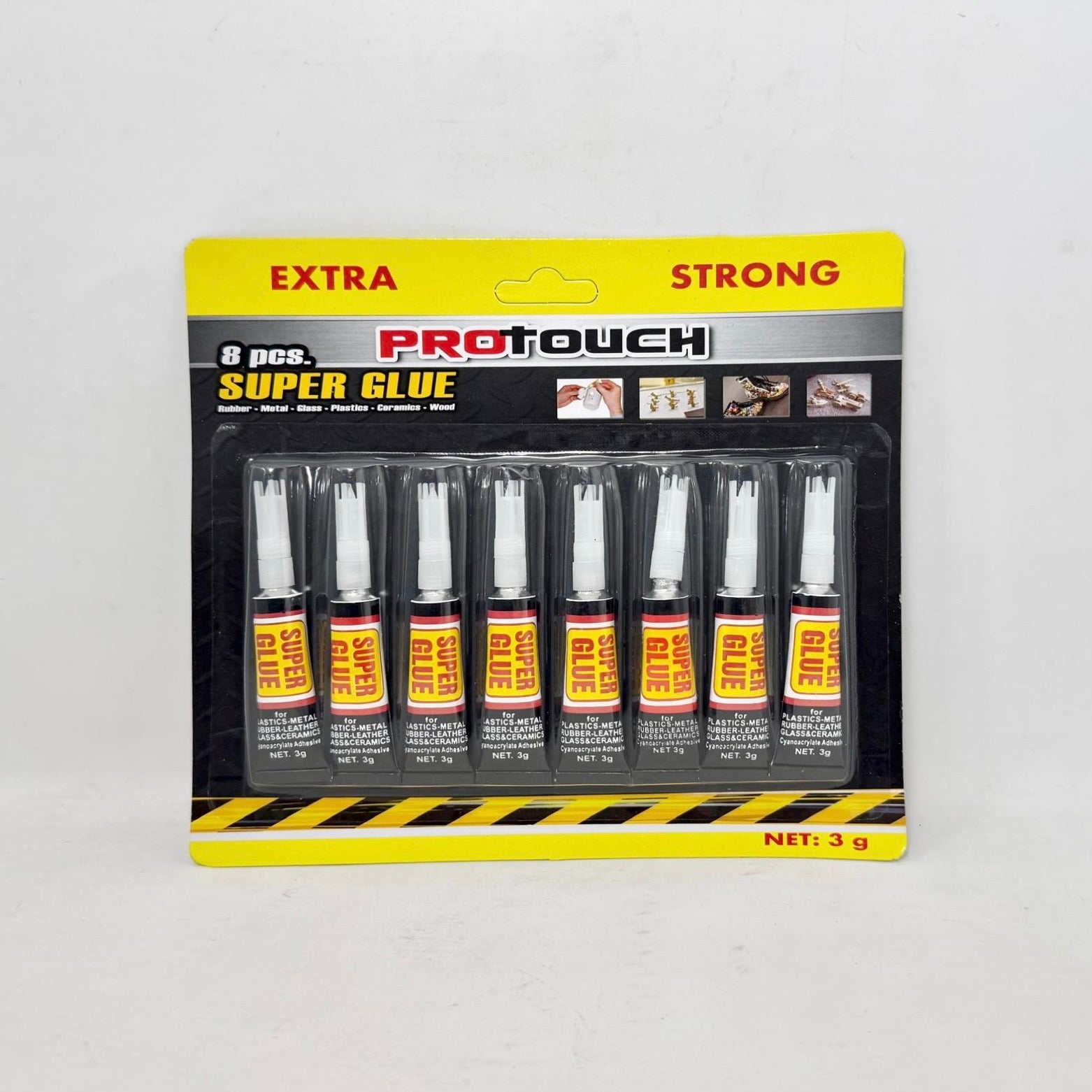 Super Glue – 8 Pack (3g Tubes)