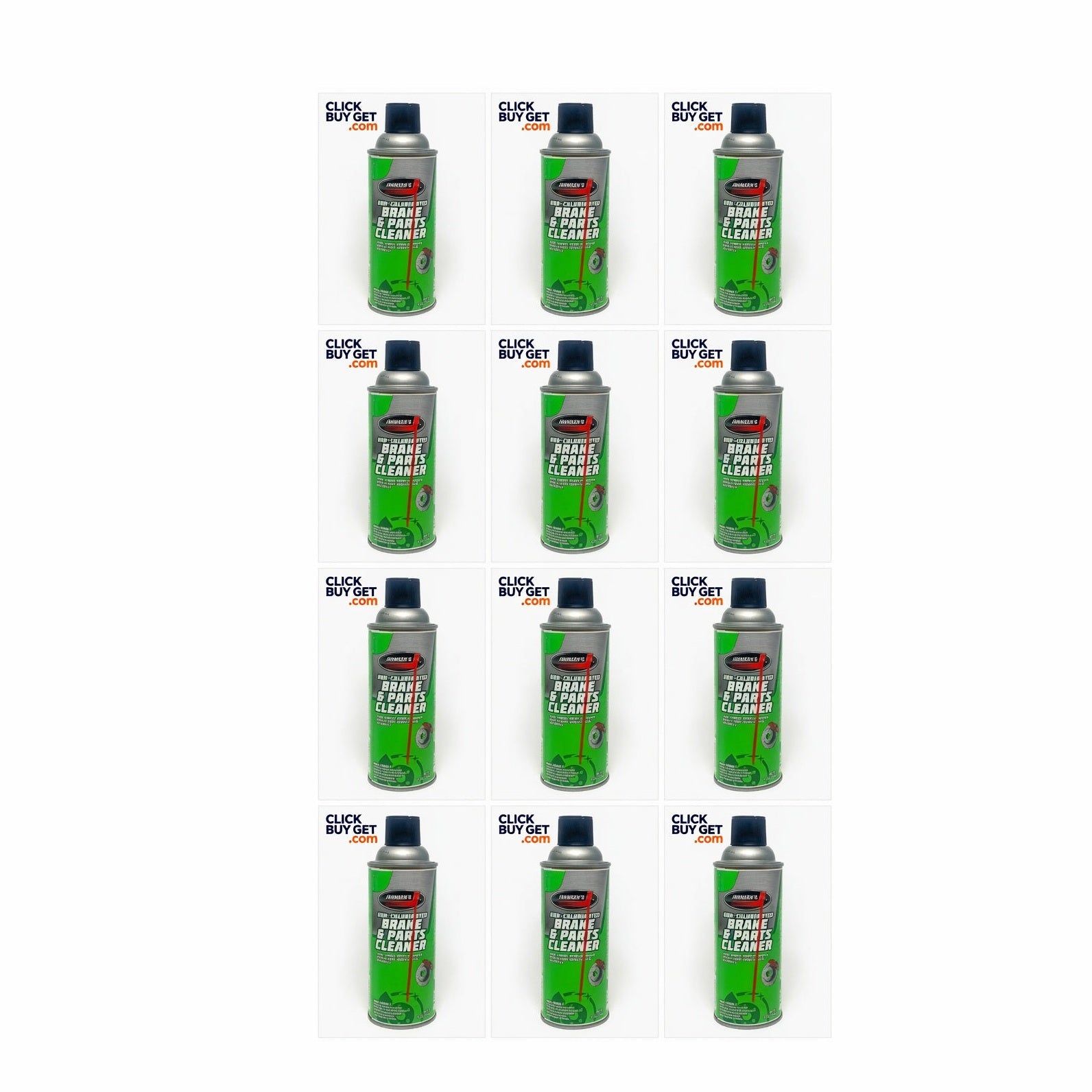Case of 12 JOHNSEN’S BRAKE PARTS CLEANER 10 OZ