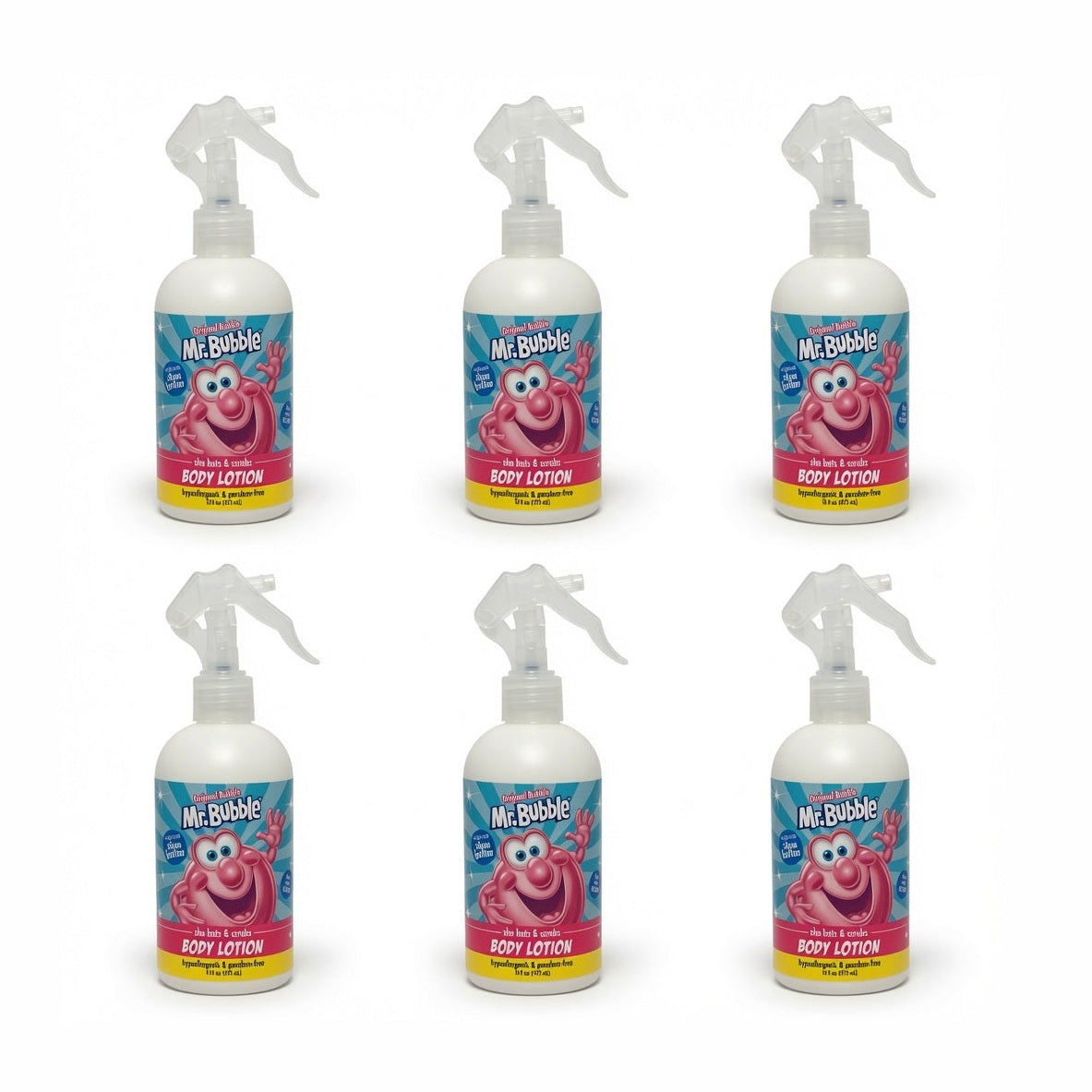 Case of 6 MR. BUBBLE BODY LOTION 10 OZ