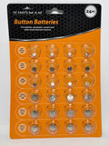 Kingman 24-Piece Assorted Button Cell Batteries
